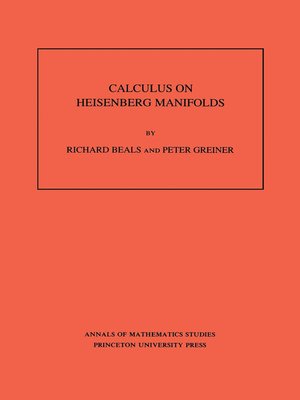 cover image of Calculus on Heisenberg Manifolds
